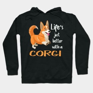 Life'S Just Better With a Corgi (206) Hoodie